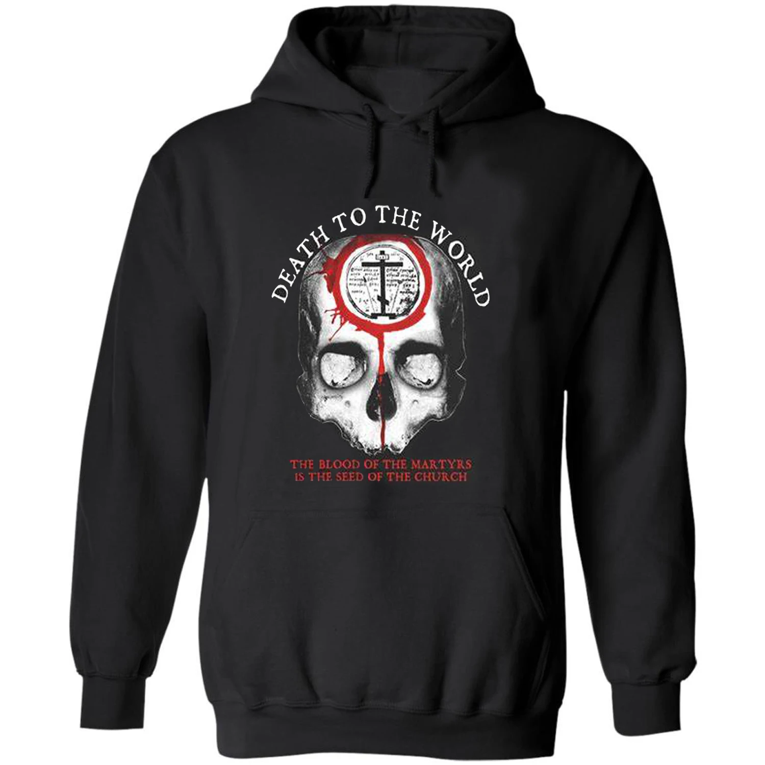 Death To The World Orthodox Christian Death Metal Music Pullover Hoodie New 100% Cotton Casual Mens Sweatshirts Streetwear