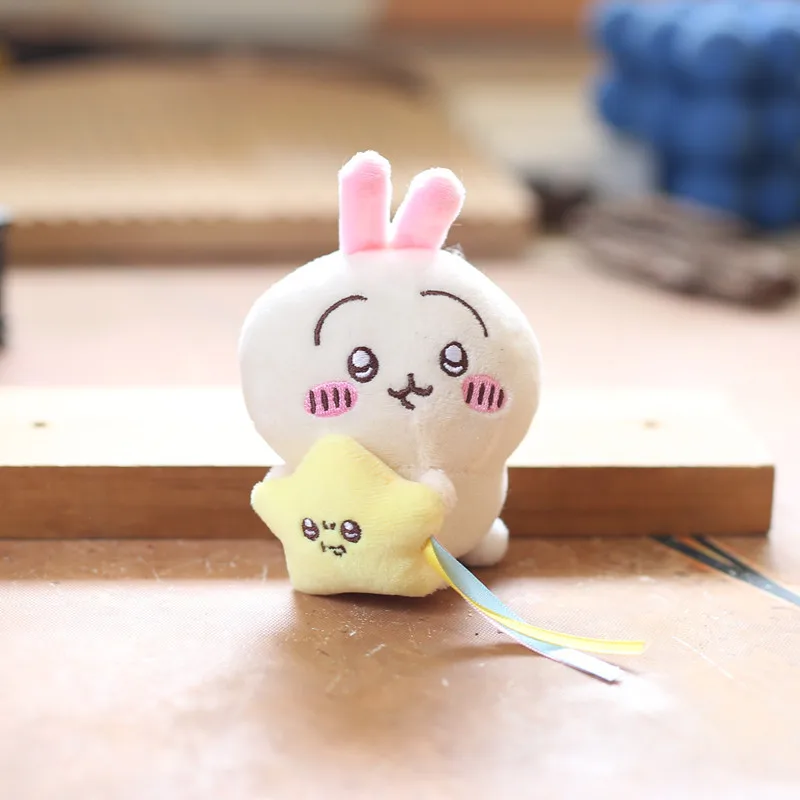 Muñeco de peluche colgante japonés Jiyi Kohachi Usaki, figura de muñeco Jiyi, llavero de muñeco