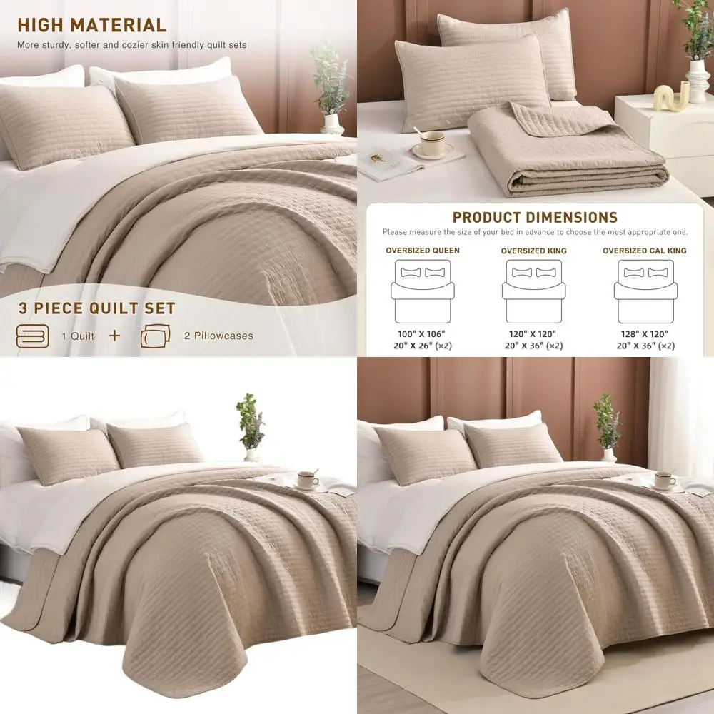 

Комплект одеял California King 120x120, покрывало большого размера из 3 предметов, сверхмягкое легкое белье, всесезонный комфорт