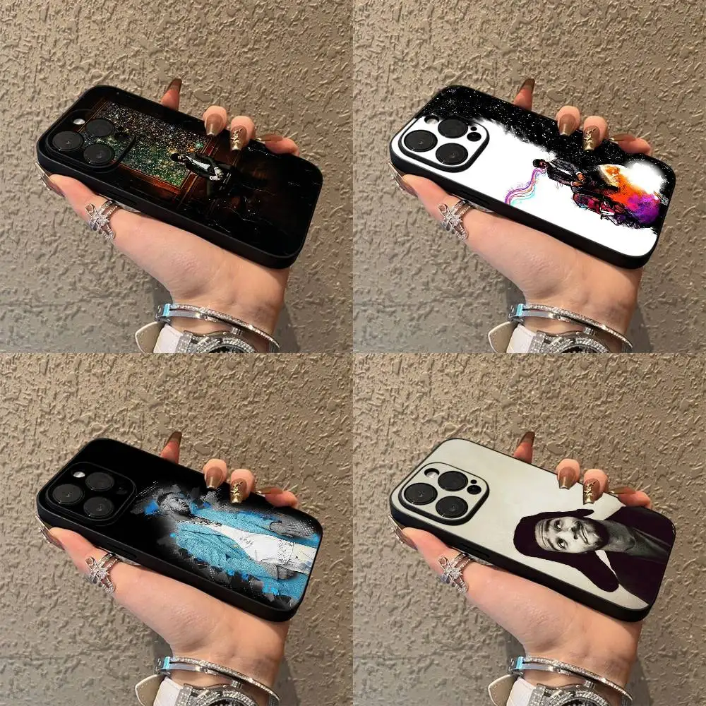 

Rapper K-Kid Cudi Phone Case For iPhone 17,16,15,14,13,12,Pro,Max,Plus,E,SE4,Air,Mini Black Soft Box