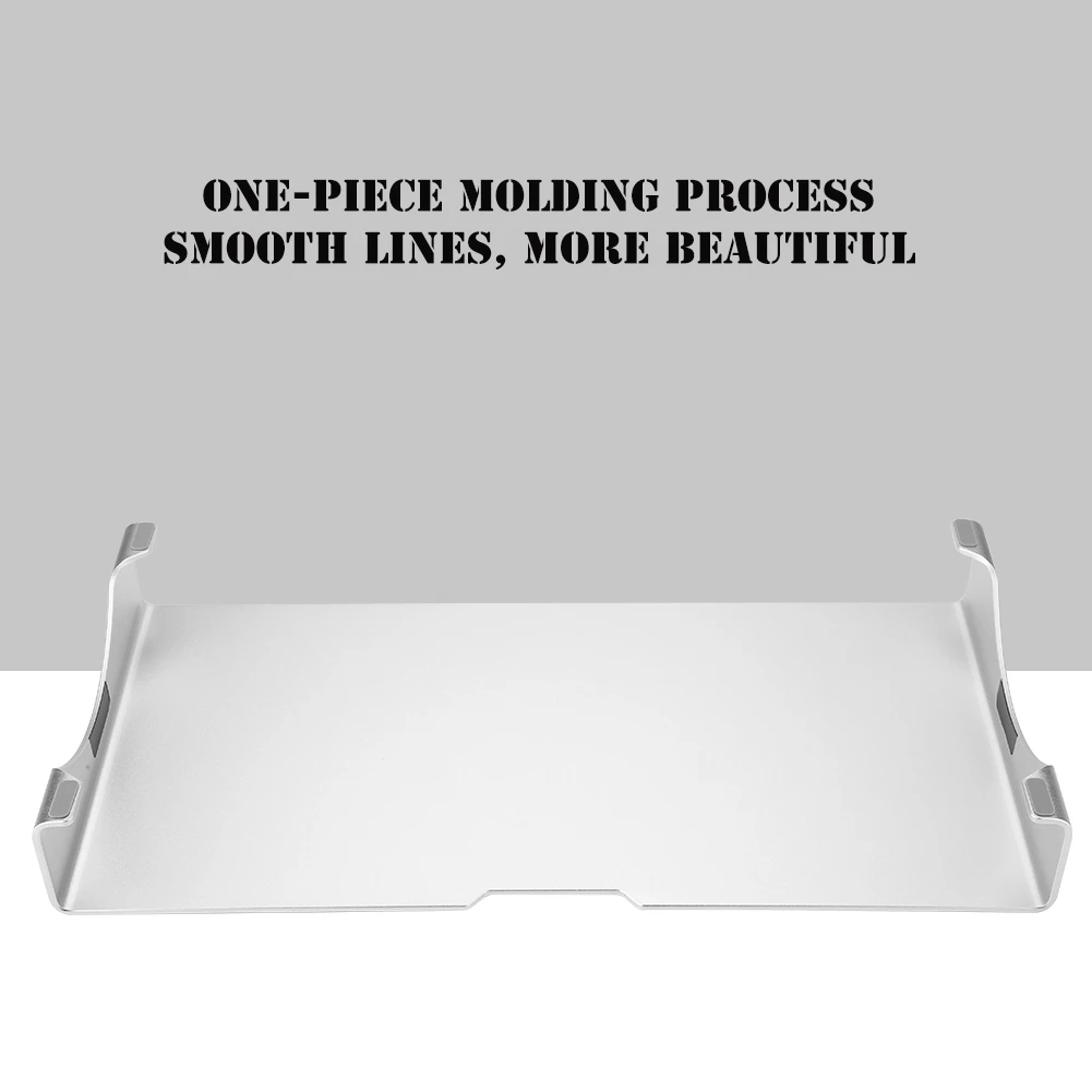 Monitor Riser Stand Monitor Shelf Aluminum Alloy Monitor Riser Notebook Laptop Desk Stand Organizer Shelf Silver Monitor Riser
