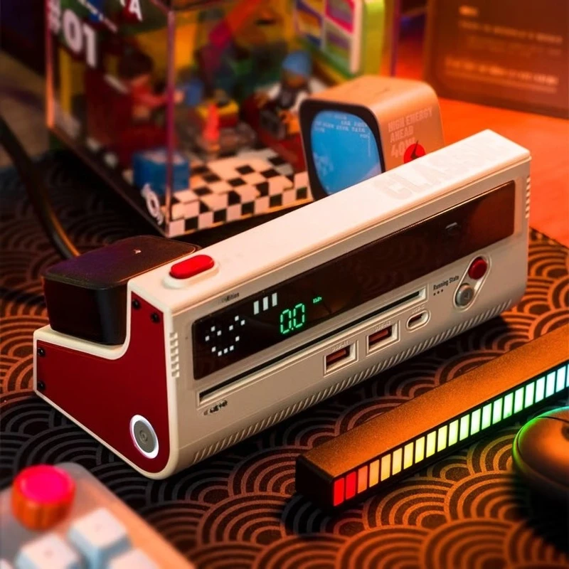 Multifunctional e-sports room decorative power strip computer one turn multi-switch panel drag board