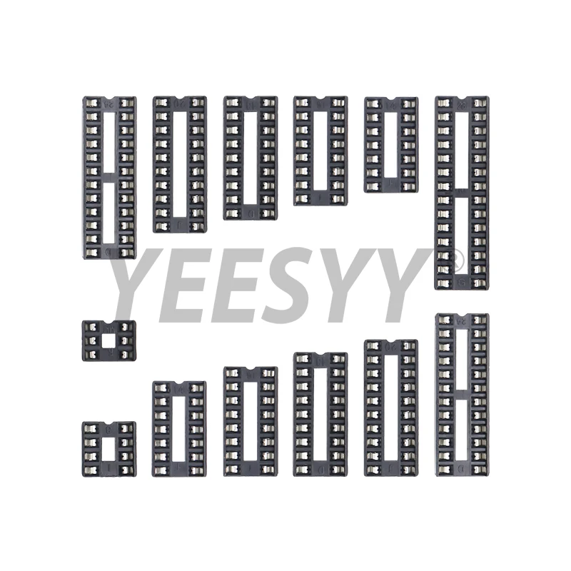 10PCS IC Seat DIP IC 16pin 18pin 20pin 24pin 28pin 6pin 8pin 14pin Socket Adaptor Solder DIY Sockets