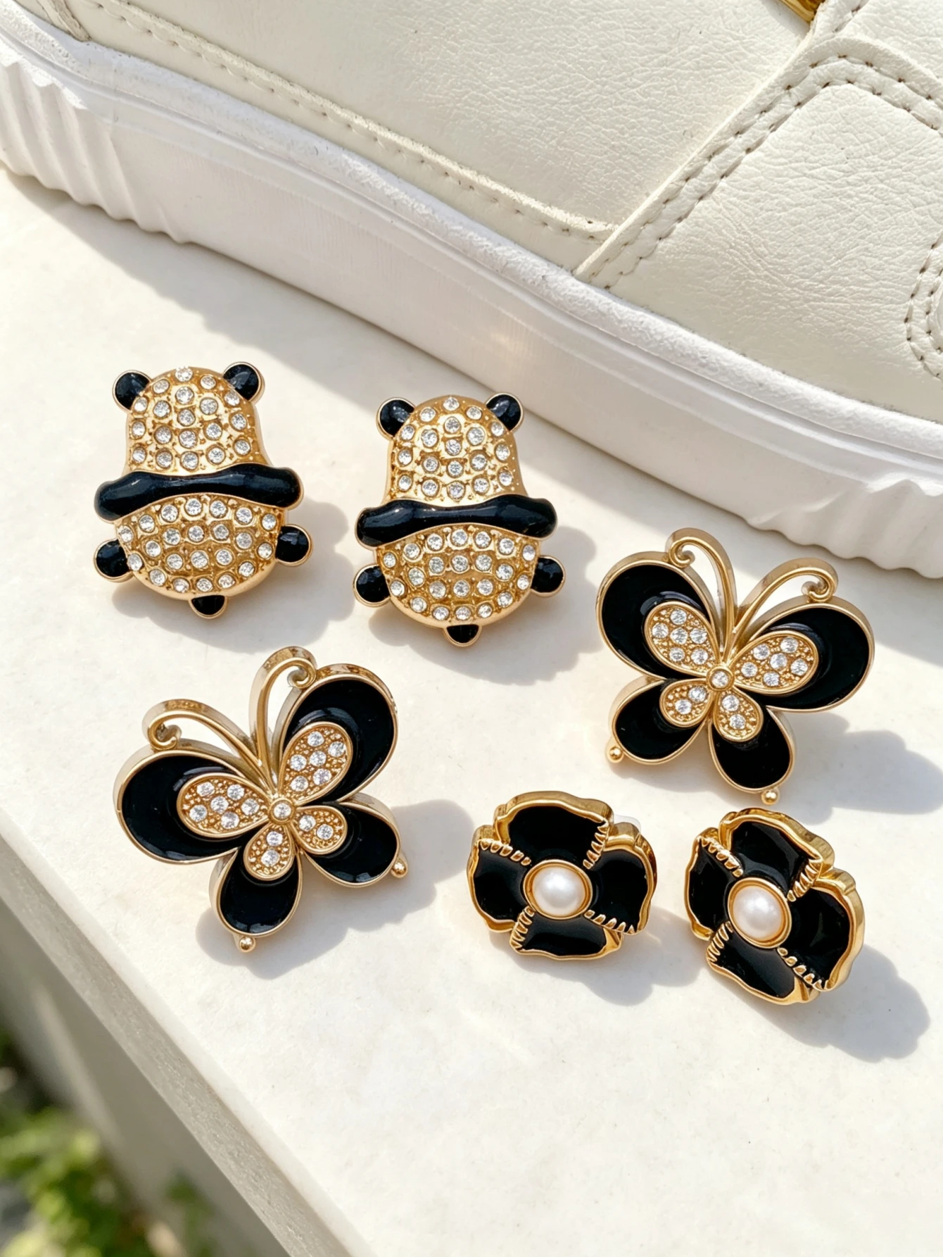 6-piece shoe decoration DIY casual shoe decoration - An interesting and multi-functional way to personalize your footwear