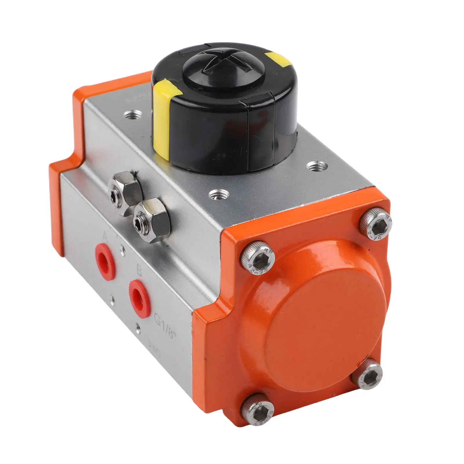 

Шаровой кран с пневматическим приводом 0.3-0.7 МПа, трехходовой, с двойным действием, угловой, для шаровых и дисковых затворов