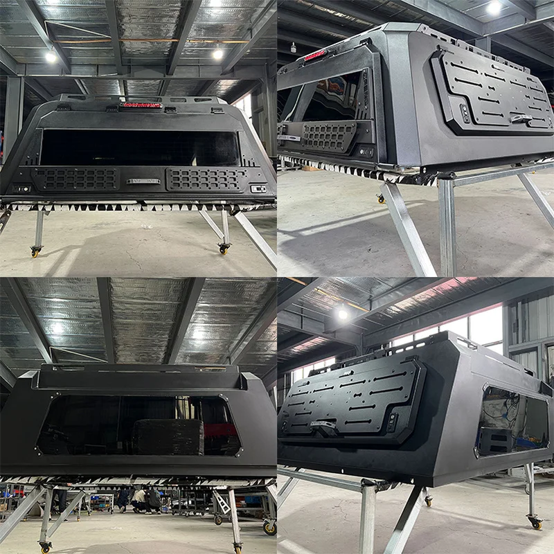 High Quality Hard Top Side Box Truck Canopy High Cover Pickup Bed Exterior Accessories Fit Truck Heavy Duty Durable Waterproof