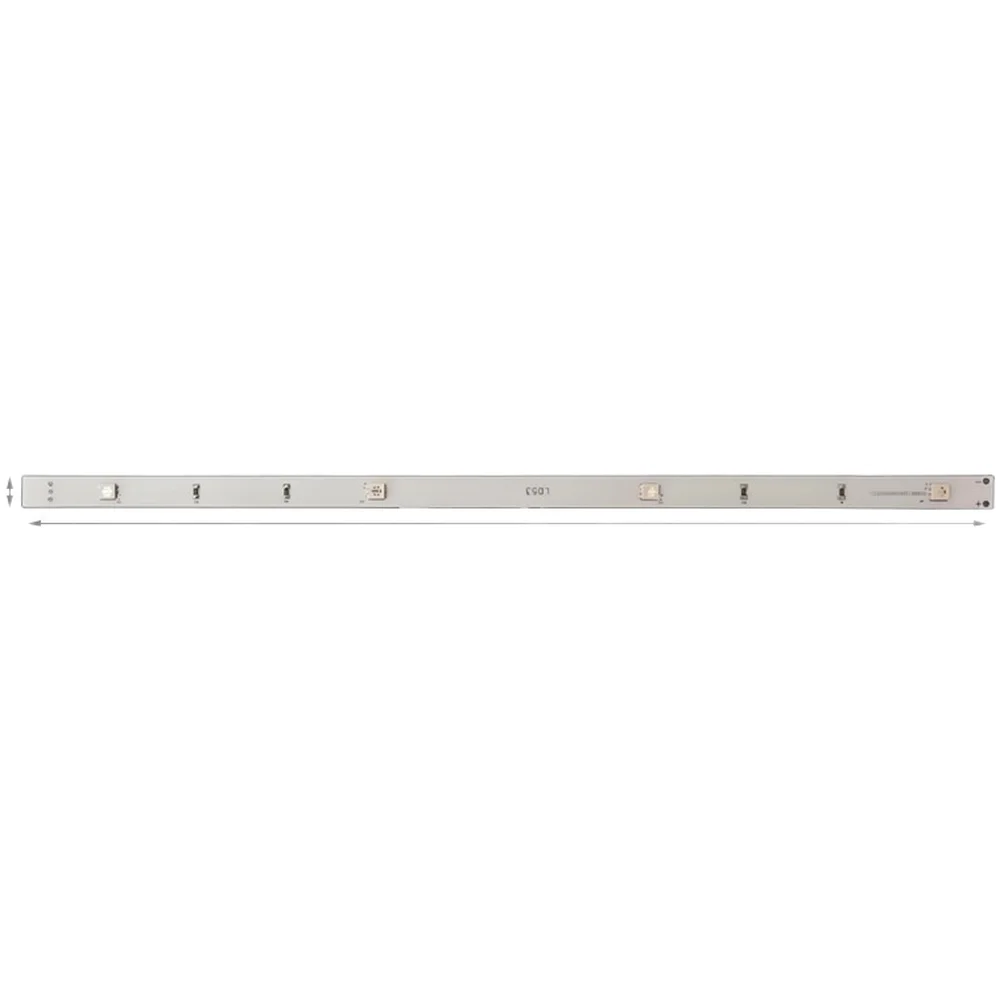LED Light Strip for For SAMSUNG Refrigerator Interior Lighting 12V Input 4-LED Blue Emission 30cm Fit for OEM Replacement