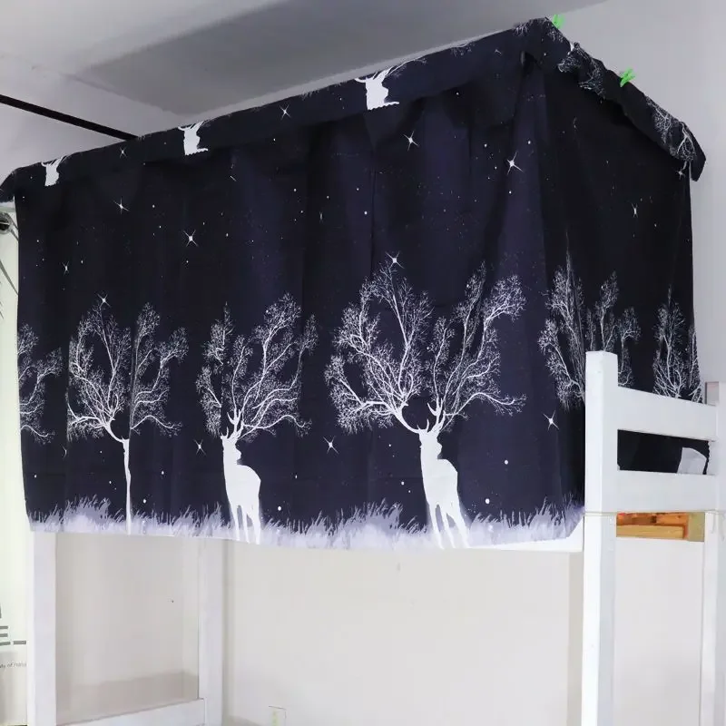 Blackout Bed Curtains for Home and School Bunk Bed Curtain Dustproof Privacy Protection Mosquito Net Bedroom Canopy Bed Tent