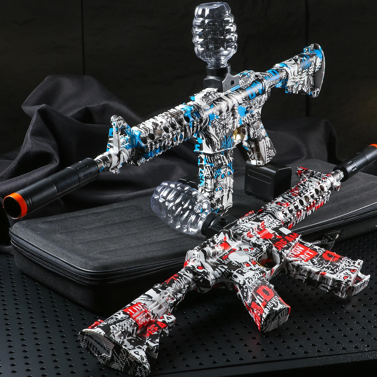 M416 Electric Blasting Toy Gun Set, High Precision Shooting Toy, the Perfect Outdoor Birthday Toy Gift (Without Bullets)