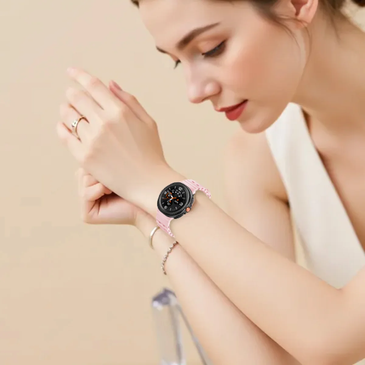 Cinturino originale per Samsung Galaxy watch 8/8 accessori classici Bracciale sportivo in silicone marino Galaxy watch 8 40 44m Band