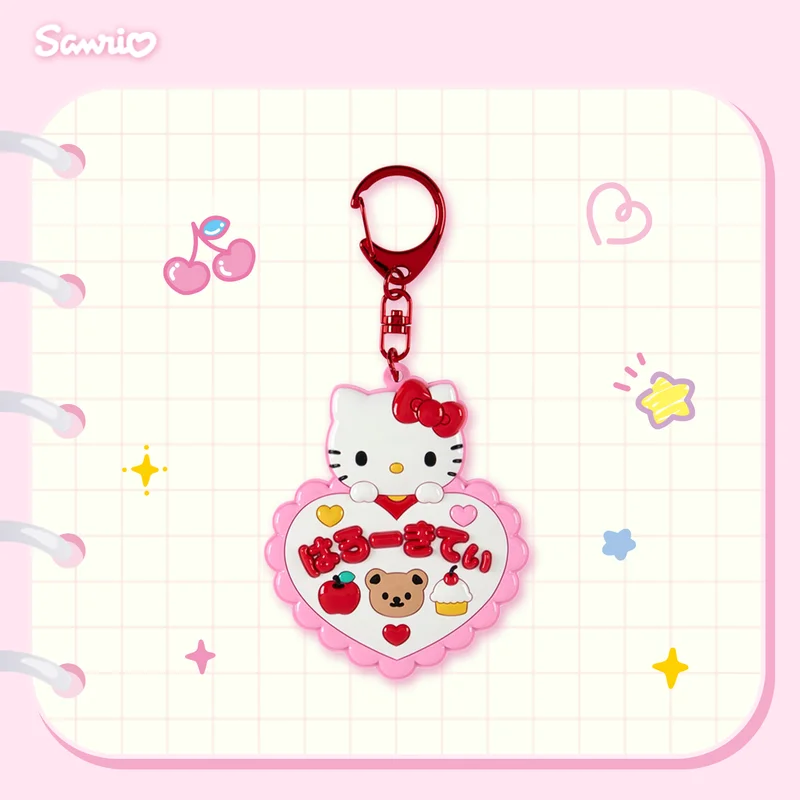 

Портативное зеркало Sanrio Hello Kitty, маленькая сумка-тоут, серия Campus Life, повседневная сумка с мультяшным принтом для взрослых, для путешествий на природе