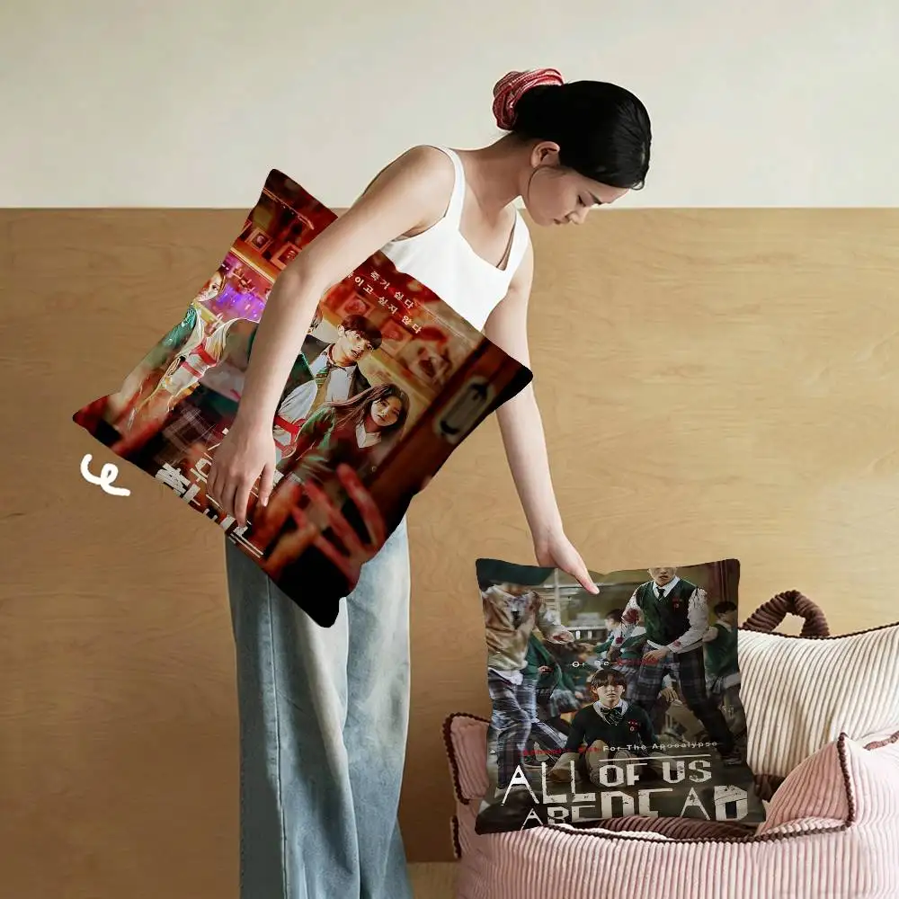 All Of Us Are Dead TV Drama Lucky Dragon pillow cover sofa cushion cover home room decoration children gift