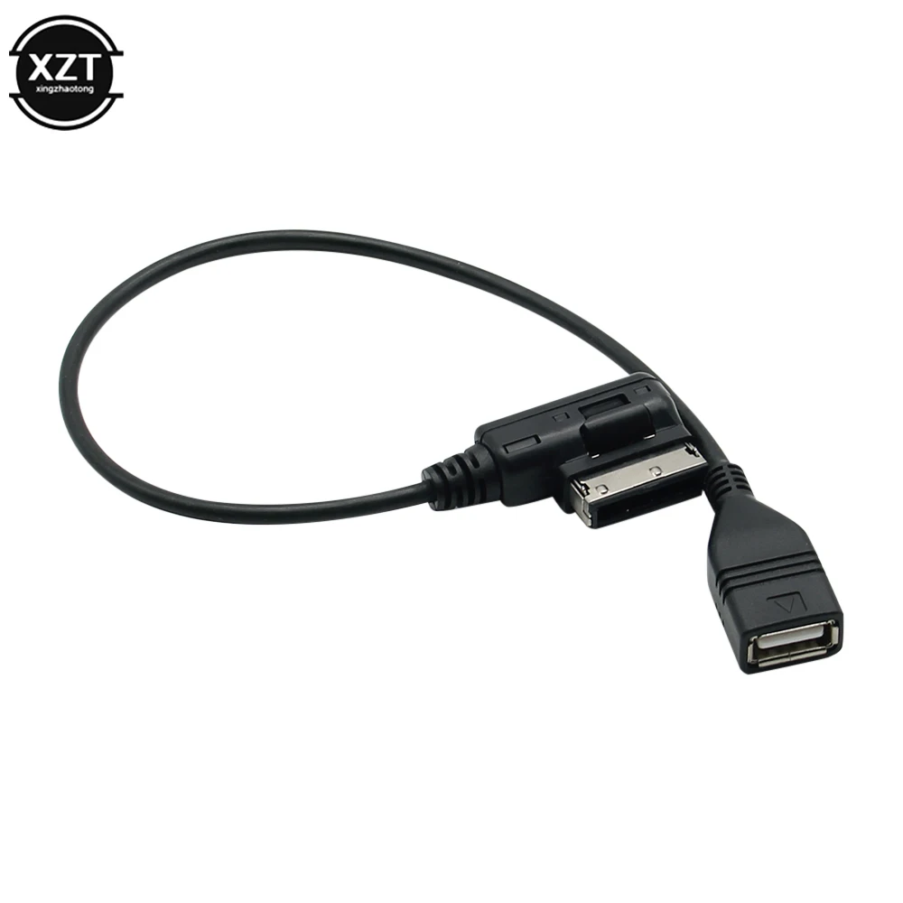 NEW AUX Media Interface USB Cable Female Audio Adapter Cable AMI For Mercedes For Benz