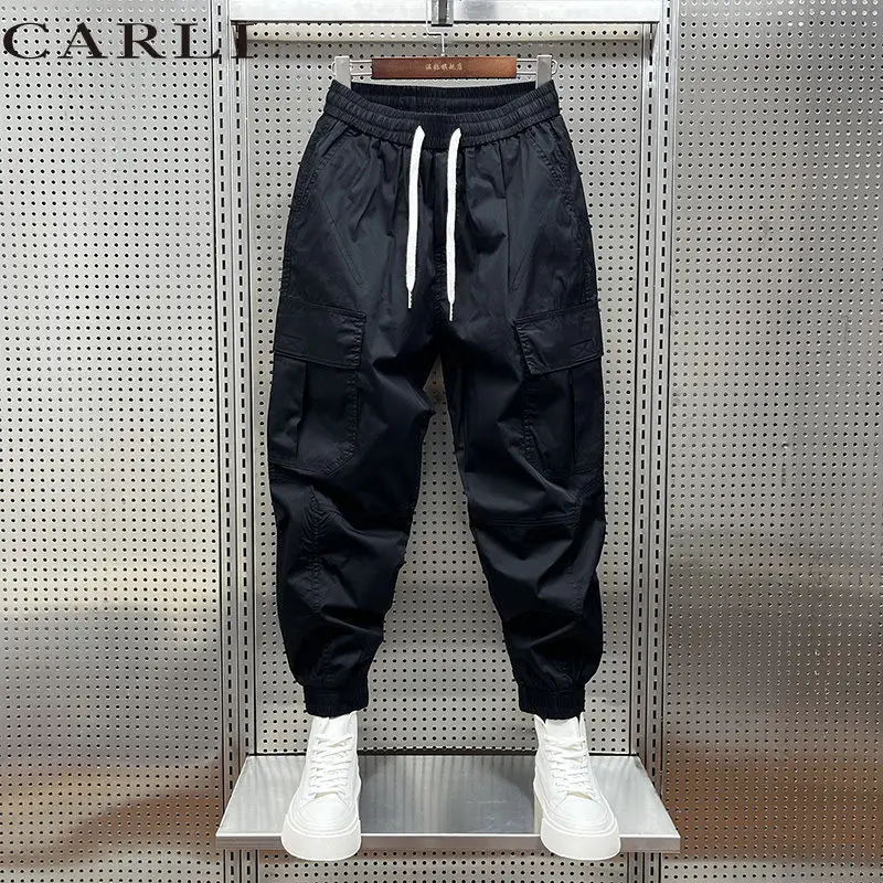 Lente Zomer Cargo Broek Mannen Dunne Sneldrogende Enkellange Harembroek Casual Mannen Mode Losse Streetwear Joggers broek