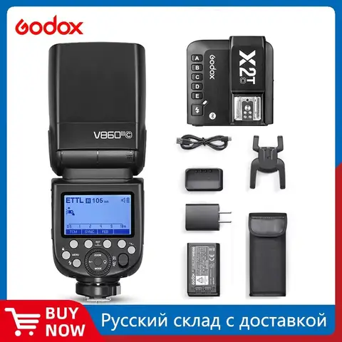 Godox V860III V860 III Speedlite Cámara Flash E-TTL HSS Luz de Flash para Canon Sony Nikon Fuji Olympus Panasonic Pentax Cámara