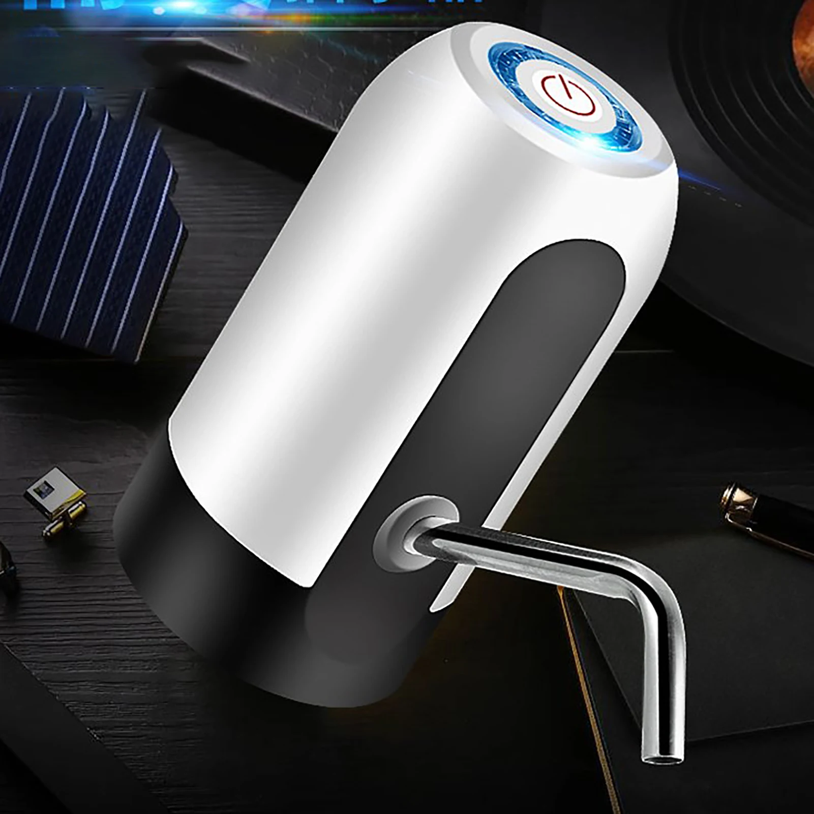 

Диспенсер для бутылок с водой, автоматический, эффективный, малошумный, портативный, удобный, безопасный для дома, общежития, офиса