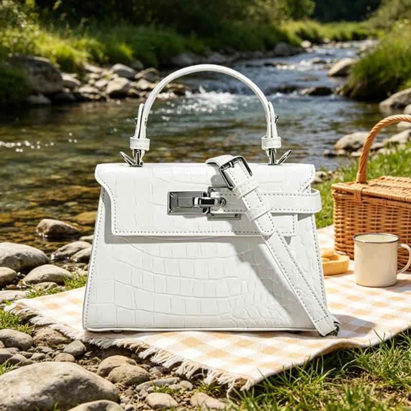 New fashionable women's shoulder bag, classic casual party handbag, trendy luxury style crossbody bag