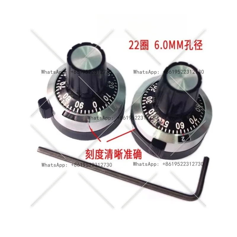 

MG20-22B6 Suitable for sakae original 6.0MM shaft diameter scale counting potentiometer knob dial