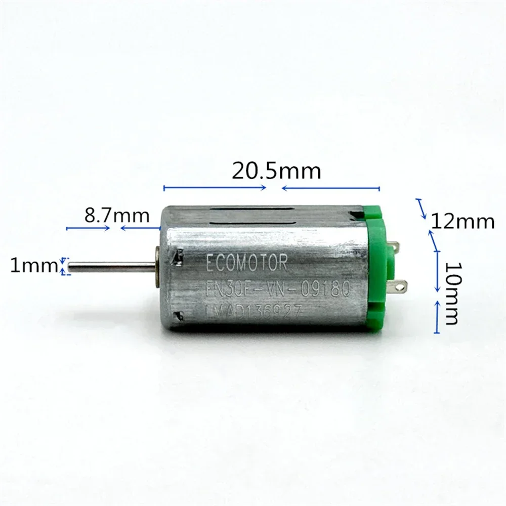 DC 1.5V 3V 3.7V 6V 13300RPM High Speed FF-N30VA-09180 Precious Metal Brush Motor  Mute low-power consumption DIY Toy Car Parts