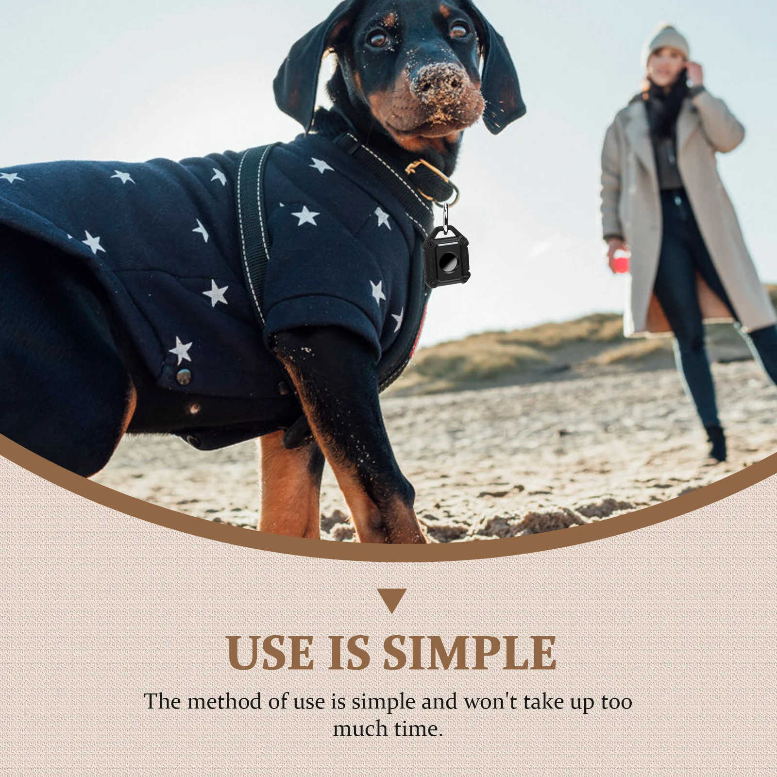 

1pc Scratch Resistant Durable Keychain Protector Cover For Pet Bag Luggage Tpu Protective Case Lightweight Cover