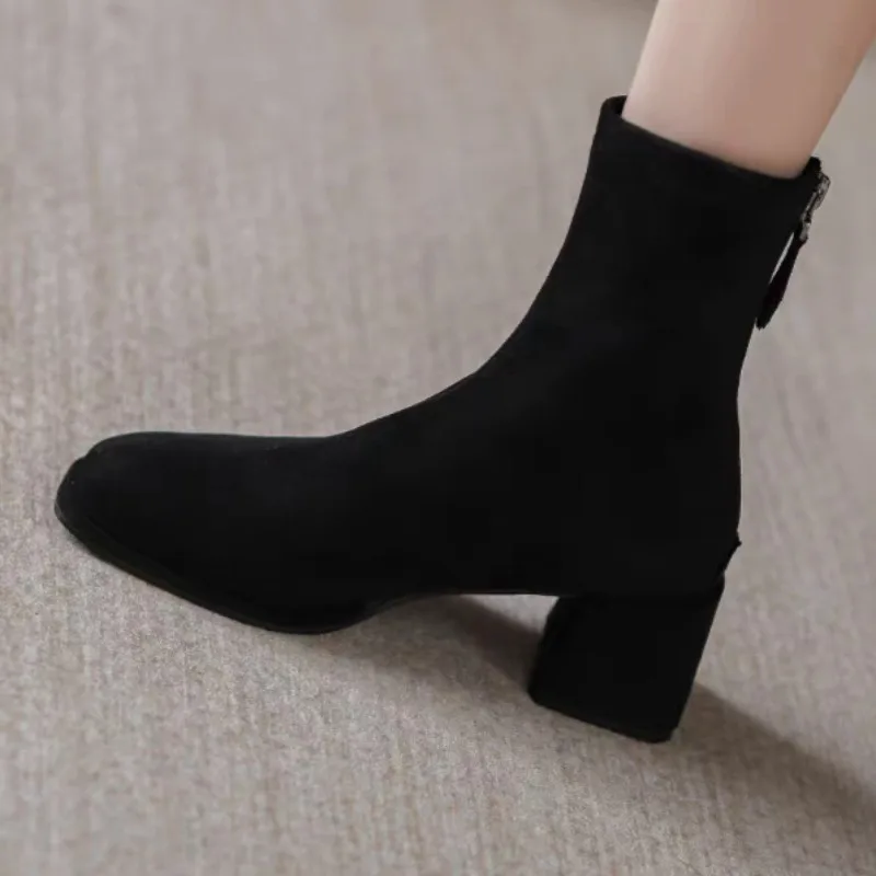 المألوف سستة مصمم المرأة الخريف الجلد المدبوغ التسوق حفلة حذاء من الجلد 2025 الرجعية بلون في الهواء الطلق الأحذية النسائية الرسمية #5