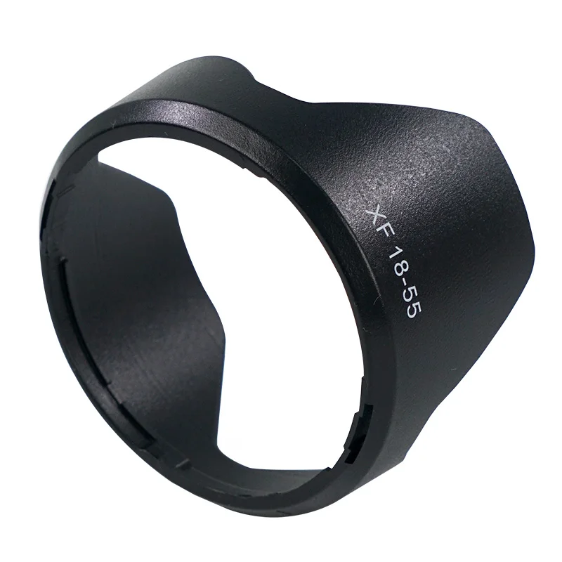 1cps XF 18-55 Camera Lens Hood Light Shadow Hood for Fuji XF 18-55mm f/2.8-4 R OIS XF 14mm f/2.8 R Plastic Rotate install