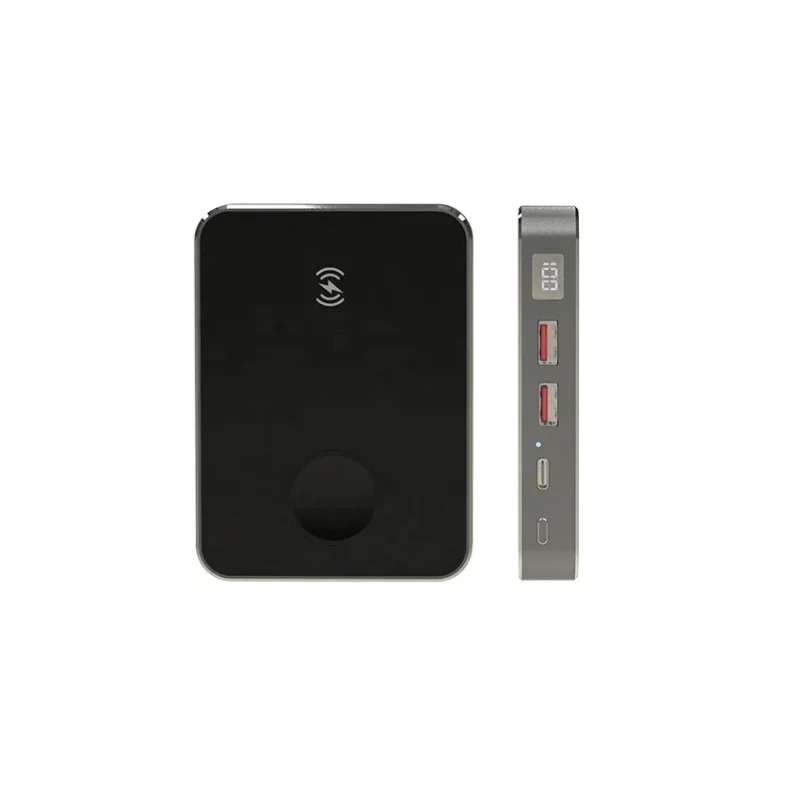 Graphene POWER 20000MAH Wireless charger PD45W fasting charging Aluminium shell with led suit IWATC number portable battery
