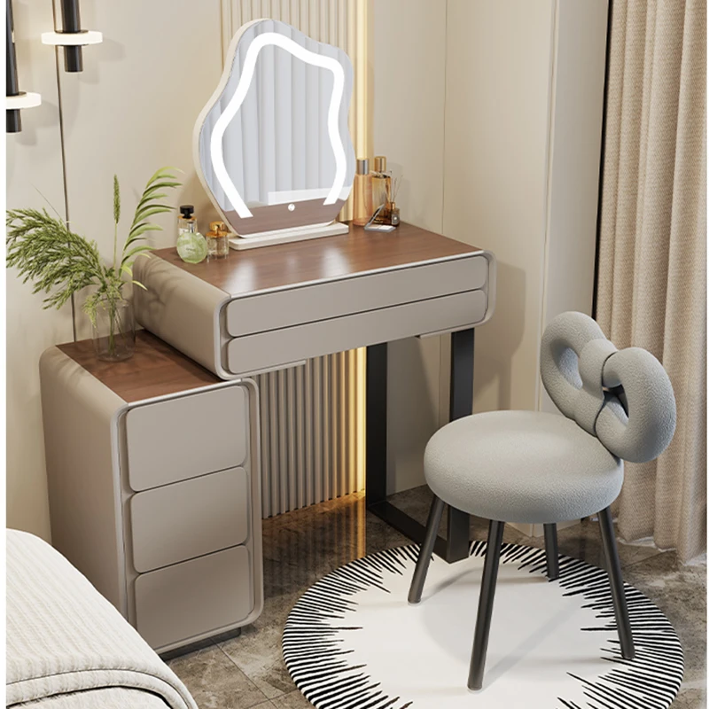 

Makeup Vanity Table Set Vintage Home Furniture Bedroom Storage Cabinet Dressing Rooms Comfortable Drawers Tocadores Organizer