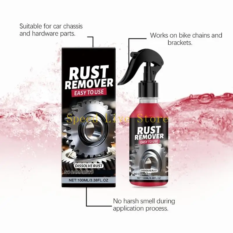547C Car Rust Removal Sprayer Multipurpose Rust Remover Inhibitor Derusting Sprayer