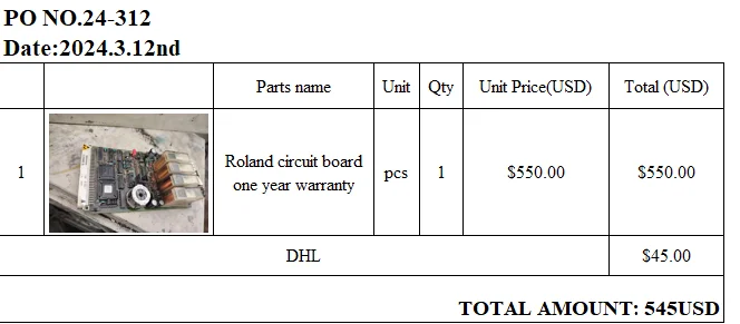 High Quality Circuit Board Suitable For Roland Machine Offset Printing Machine Spare Parts