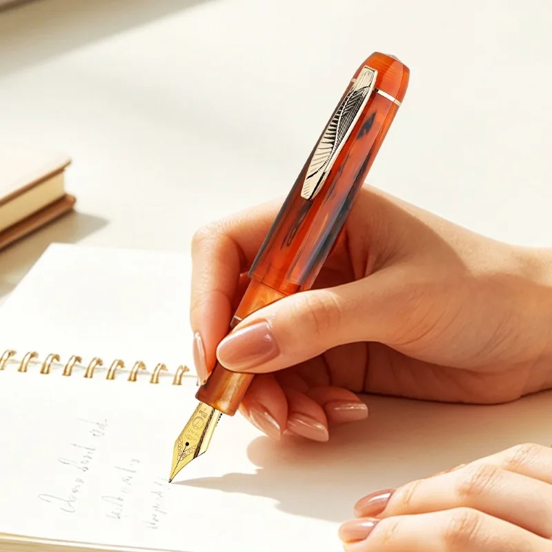 MAJOHN RS3 Mini Short Fountain Pen Support 2.6mm Cartridge Mini Ink Converter Iridium Nib Pocket Travel Handwriting Journal Pen