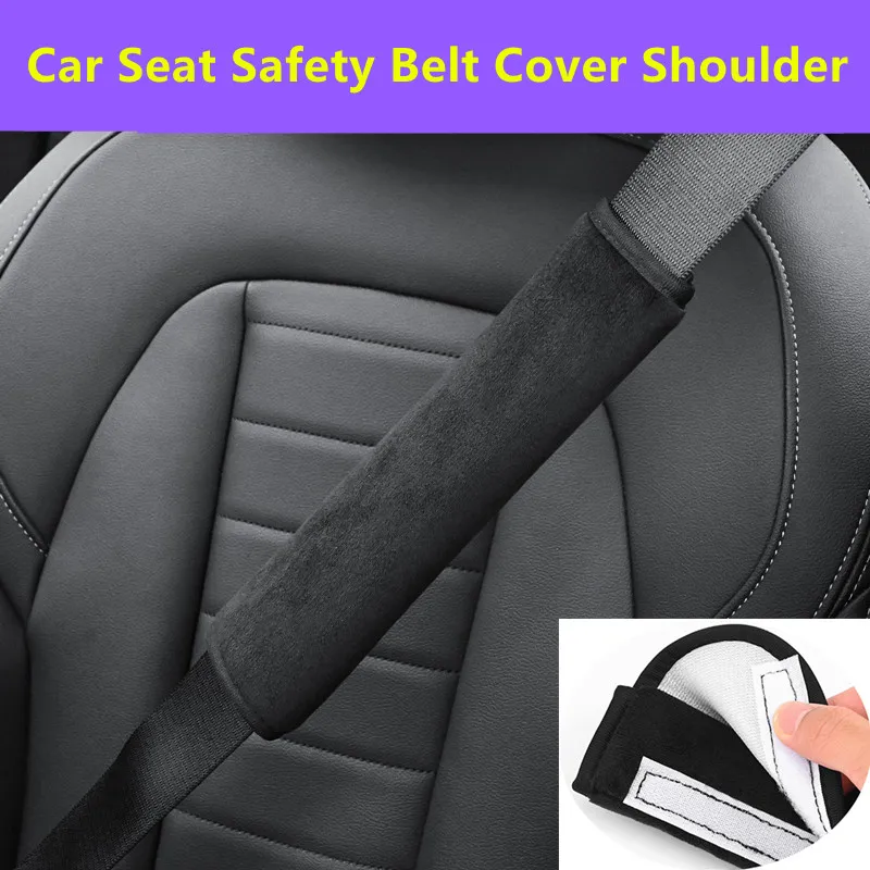 Car Seat Belt Cover Shoulder protect Cushion Adjustable Plush soft Pad For Mazda serie 6 8 RUIYI Atenza CX-9 RX-8 Accessory 1Pcs