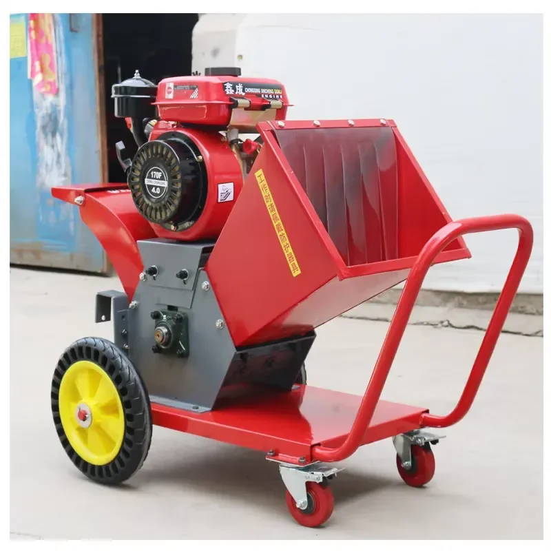 Mobile Diesel Electric Hammer Mill for Orchard Branch Crushing Multi Functional Wood Chipper Machine Sawdust Maker for Trees