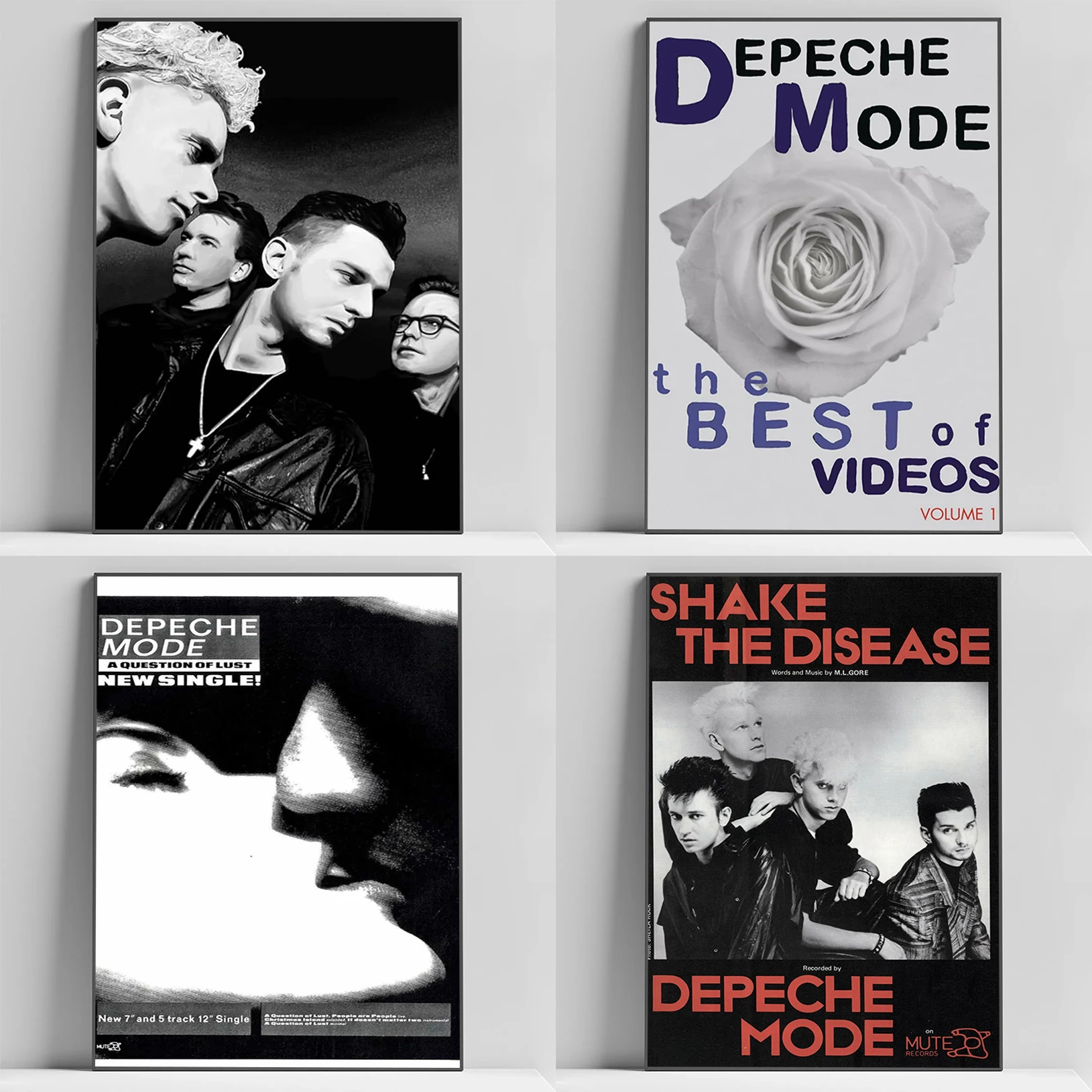 British Band D-Depeche-Mode Poster Living Room Decoration Print Posters for Wall Art Painting on Canvas Home Decorations Bedroom