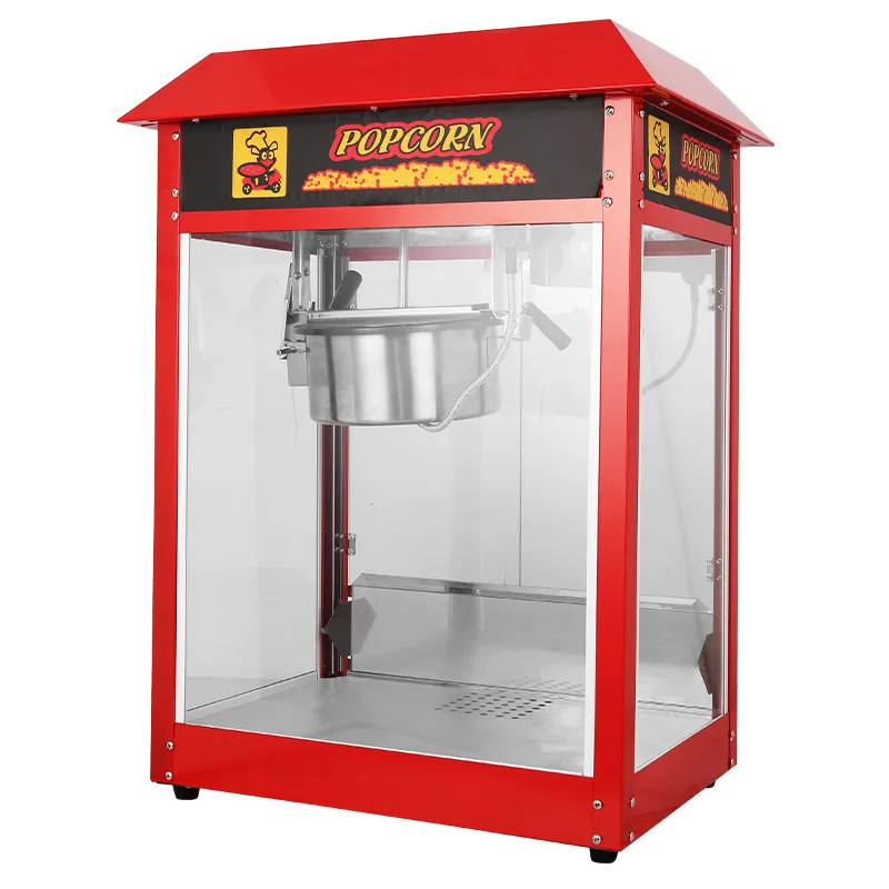 Cinema Popcorn Vending Machine Commercial Popcorn Making Machine For Snack Sell Big Capacity