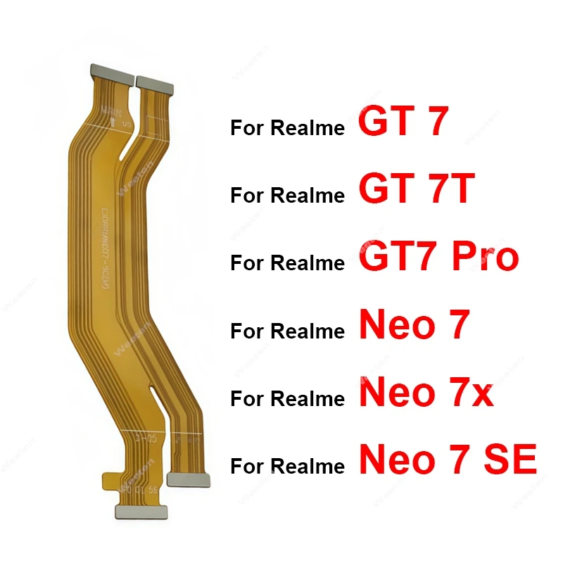 For Realme GT 7 7T GT7 Pro Neo 7 7x SE LCD Mainboard Flex Cable Motherboard LCD Screen Display Flex Ribbon Replacement