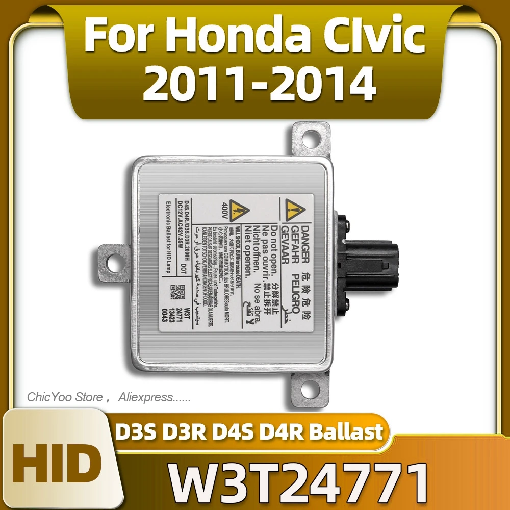 

W3T24771 Xenon Headlight Ballast D3S D3R D4S D4R Control Module 134230043 For Honda CIvic 2011 2012 2013 2014