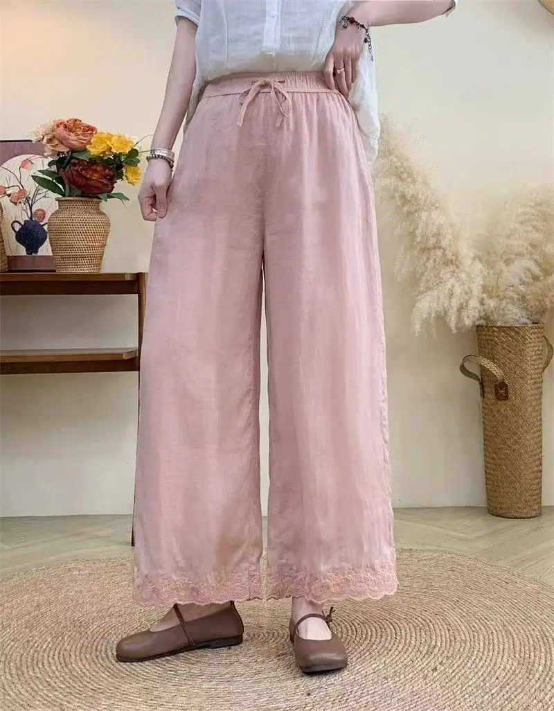 Hose mit weitem Bein, Büro-Damen-Herbst-Polyester, gerade Trainingshose, Altgoth Young Urban, elastisch, maßgeschneidert, minimalistisch, schlicht, Retro