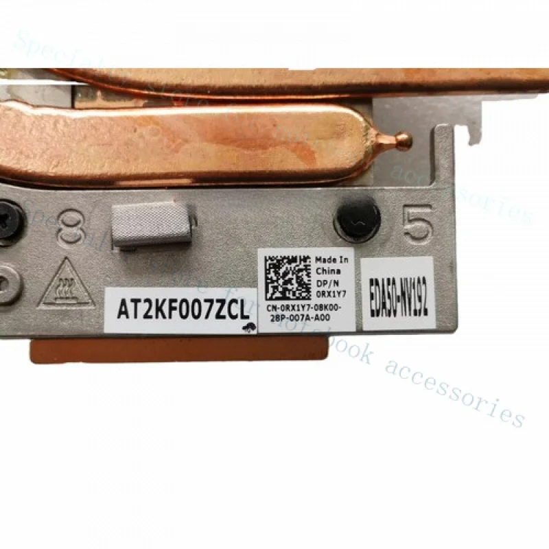 A+ For Dell Precision 7510 Laptop Cooling Heatsink Fan Cooler AT2KF007ZCL CN-0RX1Y7