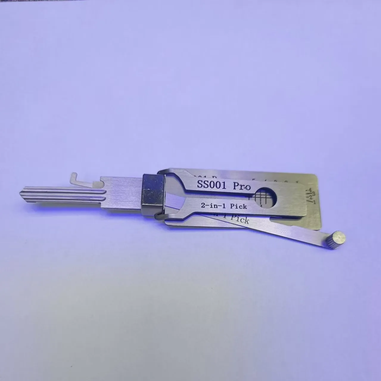1pc Lishi 2 in 1 Tool SS001 SS002 SS002R Pro KW1 KW5 SC1 SC4 M1/MS2 Tools for Home Door Civil Locks