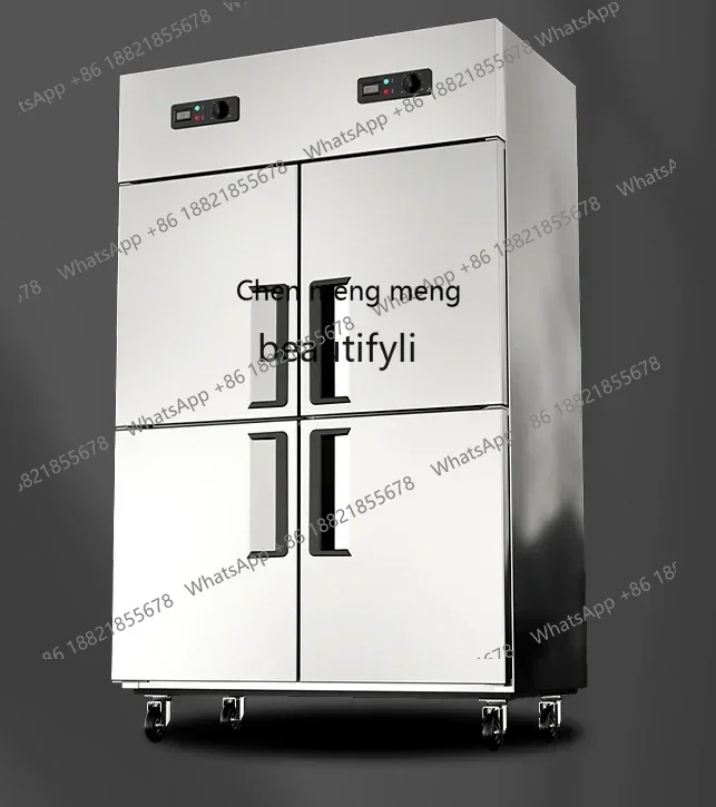 Hot sales  Baking tray air-cooled frost-free double-door steamed bun mousse baking refrigerator commercial quick freezer freezer