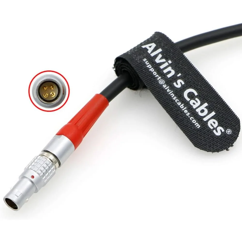 Alvin's Cables Motor Power Cable LBUS 4 Pin Male to D tap for ARRI cforce RF Motor| FIZ MDR Wireless Focus| Master Grips