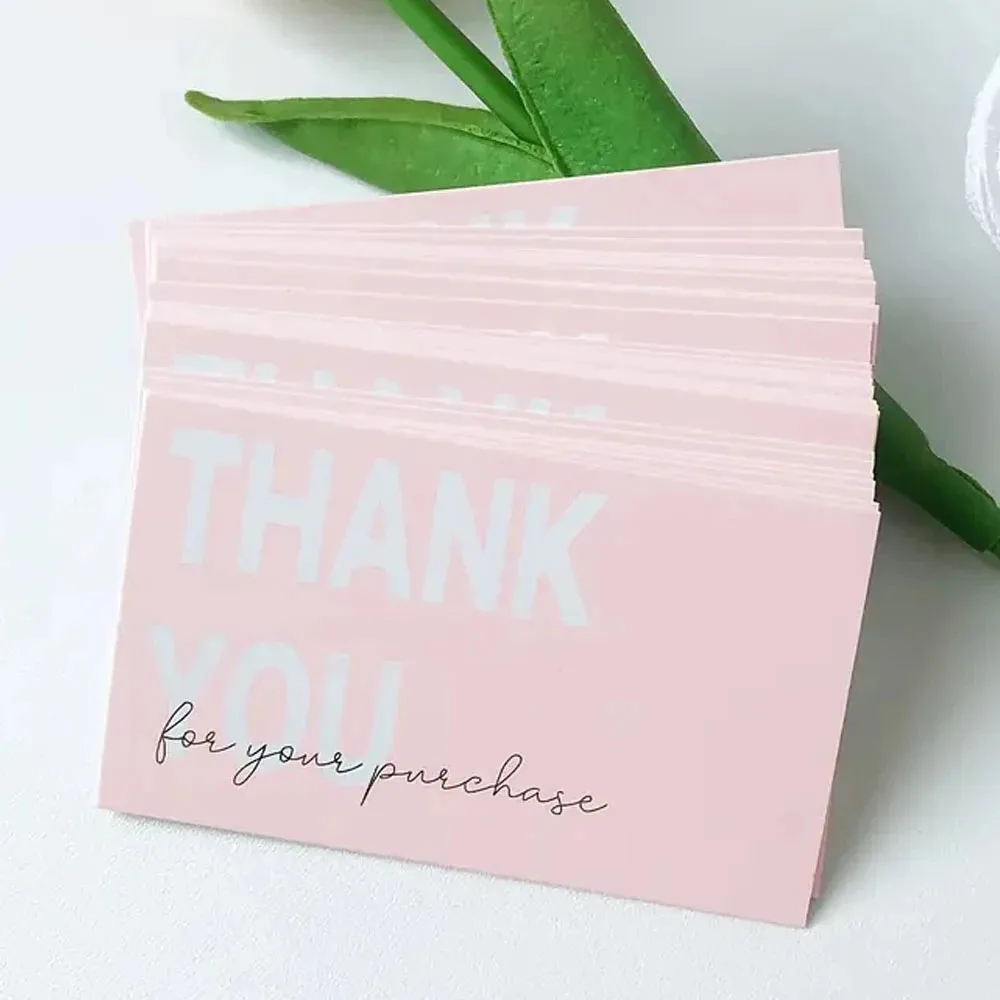 30/50 Pcs Thank You Card Business Card Order Thank You Party Card for your support Small card Thank you