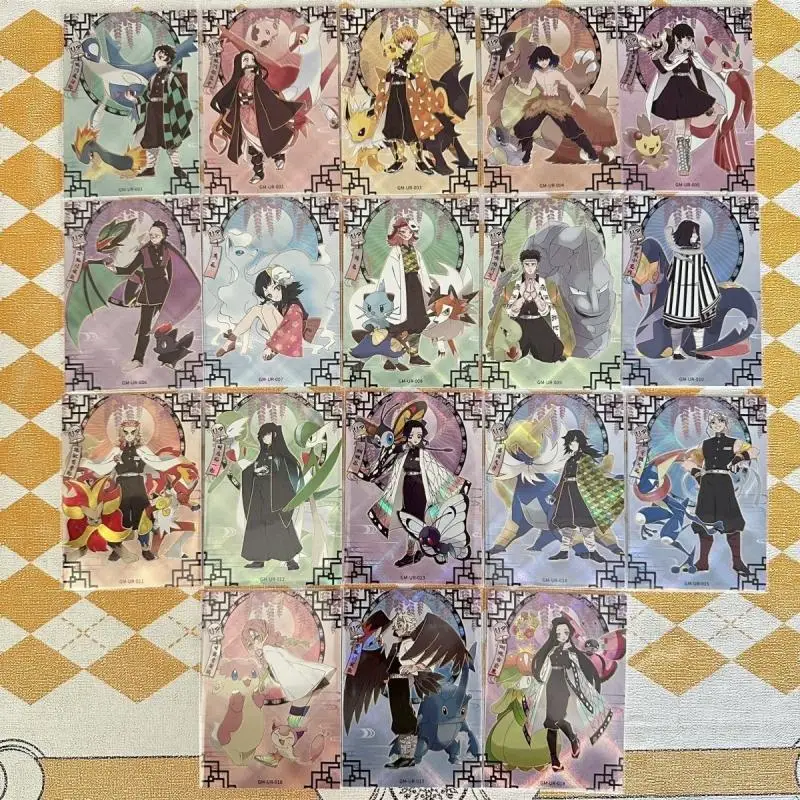 Demon Slayer SSR SPR QR card Kamado Nezuko Kamado Tanjirou Rengoku Kyoujurou Daki boy Toy collection Birthday Christmas gifts