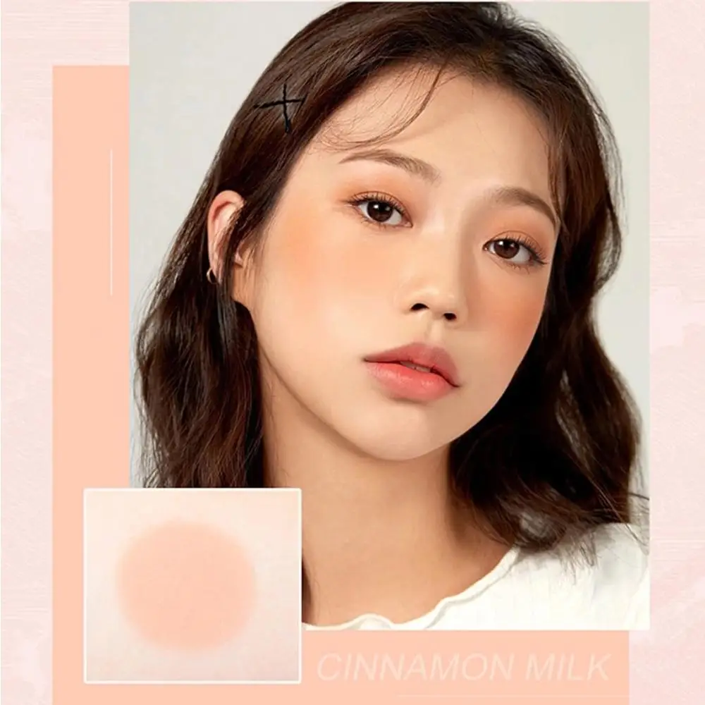 Blush Peach Palette Velvet Matte Face Mineral Pigment Purple Cheek Rouge Powder Cosmetic Contour Shadow Blusher Pallete