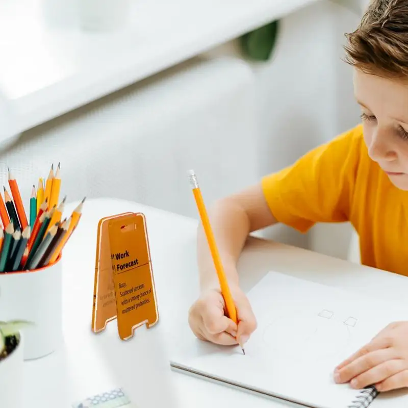 Desk Small Warning Sign Acrylic Funny Desk Gag Warning Sign Tabletop Decoration Memo Clip Adults Humor Colleagues Stationery For