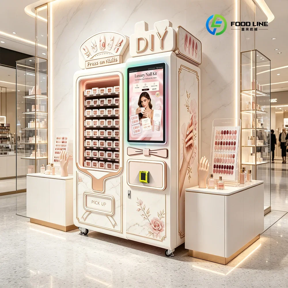 FL Commercial Nail Vending Machine Nail Art Vending Machine Nail Printing Vending Machine Custom