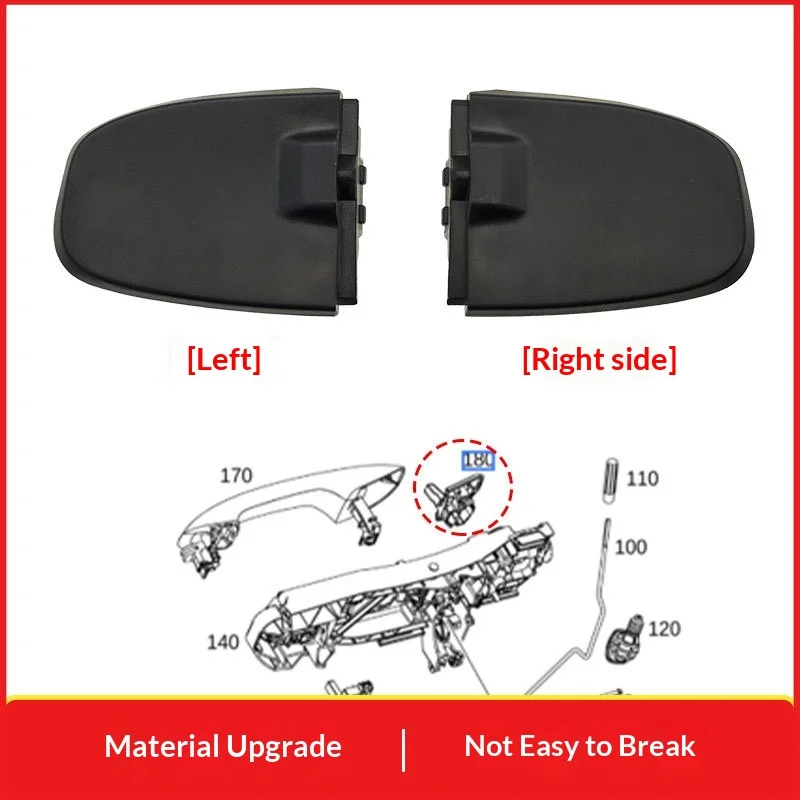 Applicable to Mercedes-Benz C-class E-class GLC-class door handle cover W205 W253 W213 external handle fixing plate