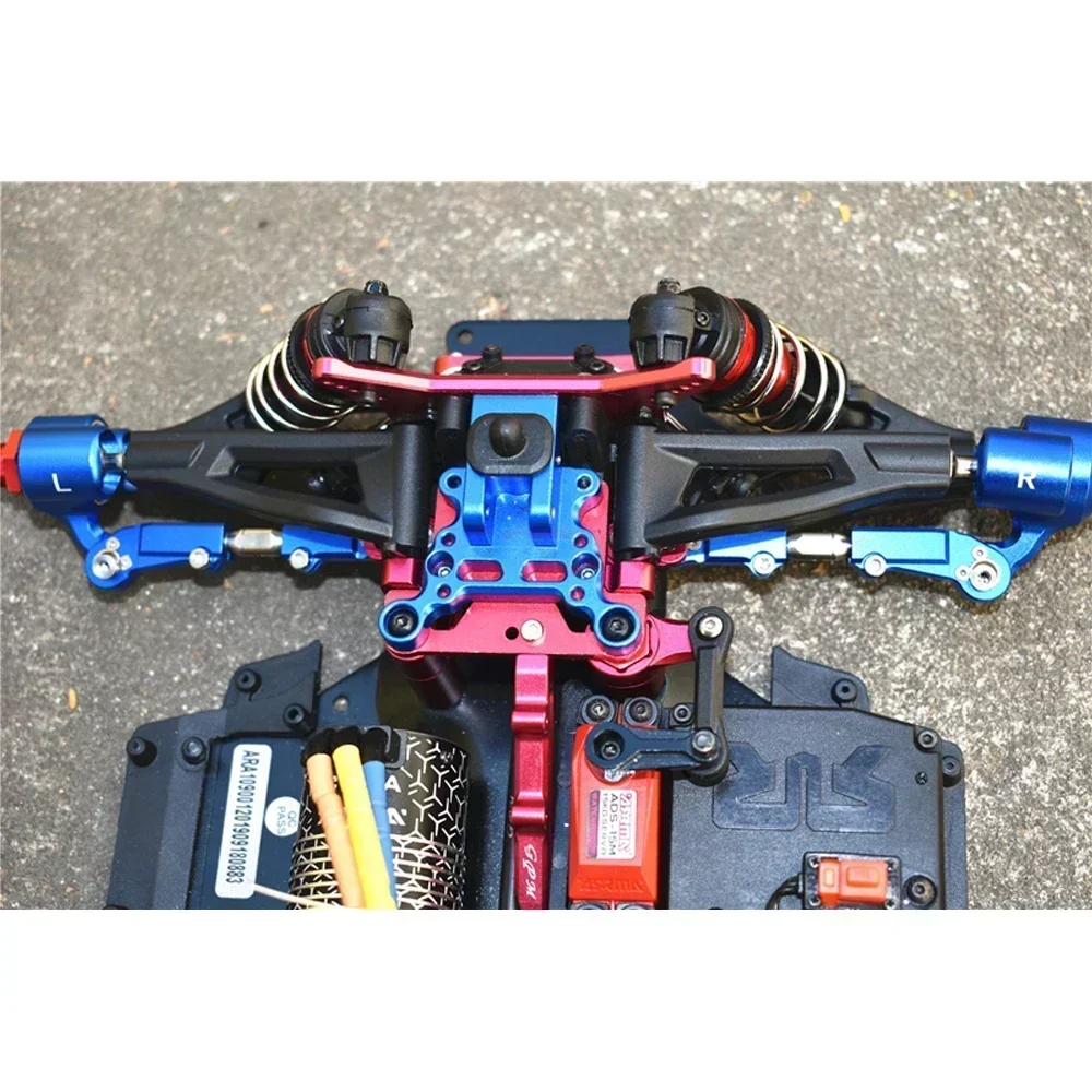 GPM Metal 7075 Alloy Front Steering Tie Rod AR330230 + AR340070 for ARRMA 1/7 FELONY INFRACTION LIMITLESS V2 1/8 TYPHON 6S BLX