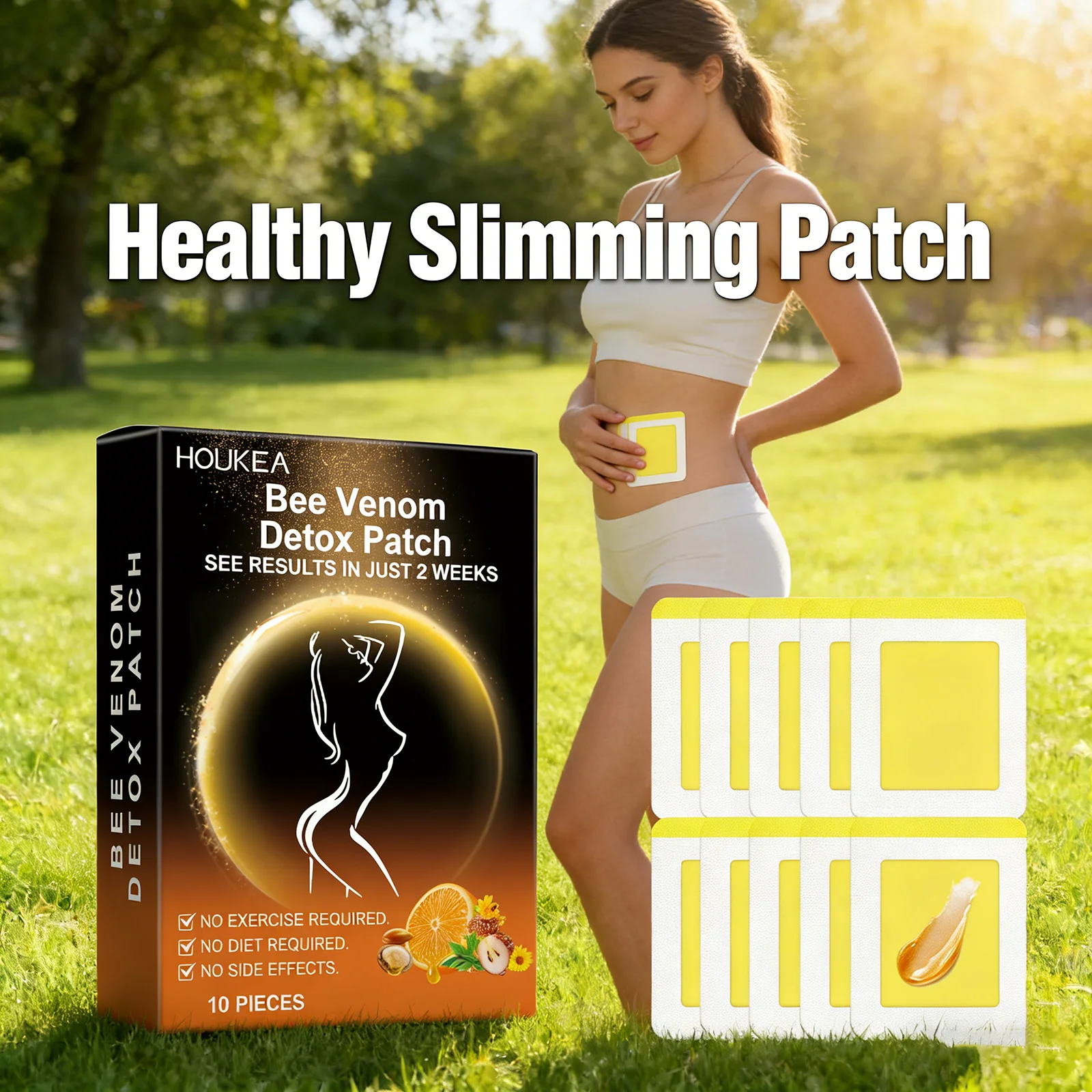 Lose Weight Slimming Patch Thigh Belly Waist Cellulite Fat Burn Thin Arm Promote Metabolism Body Firming Detoxification Stickers